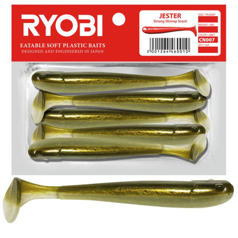 Soft lure Scented Ryobi Jester 75mm CN007 5pcs