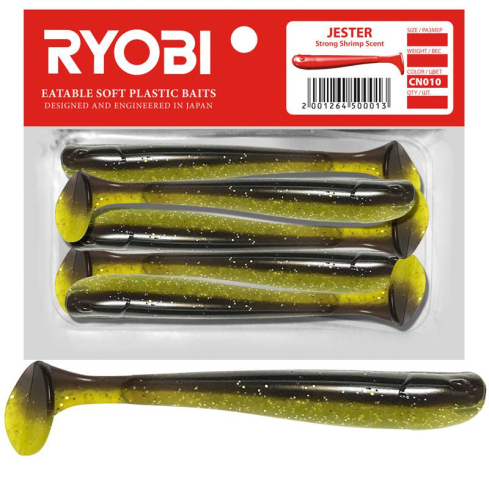 Soft lure Scented Ryobi Jester 75mm CN010 5pcs