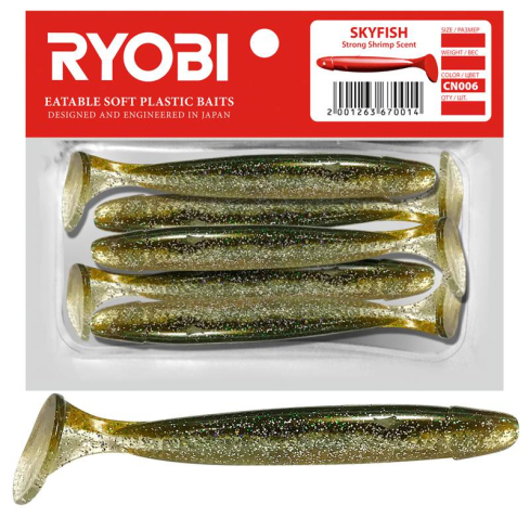 Silikoonlant söödav Ryobi Skyfish 71mm CN006 5tk