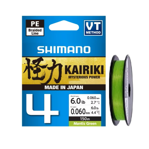 Shimano Kairiki 4 Mantis green 150 m