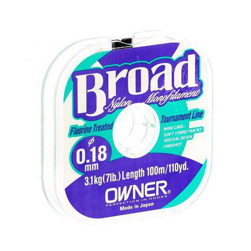 Fishing line Owner Broad 100m 0.18mm