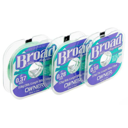 Fishing line Owner Broad 100m 0.30mm