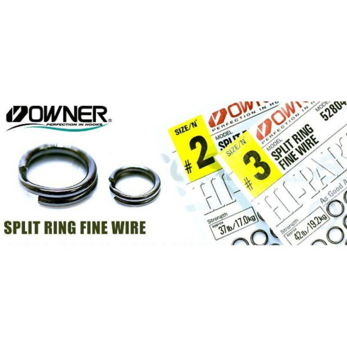 Owner Split ring 52804-04 black chrome