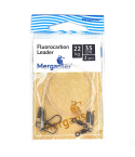 Поводок Merganser флюорокарбоновый, 22 кг, 35 см, 2 шт