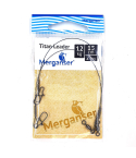 Поводок Merganser титановый, 12 кг, 15 см, 2 шт