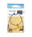 Поводок Merganser титановый, 12 кг, 25 см, 2 шт