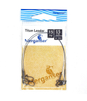 Поводок Merganser титановый, 15 кг, 15 см, 2 шт