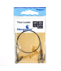Поводок Merganser титановый, 15 кг, 25 см, 2 шт