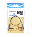 Поводок Merganser титановый,, 20 кг, 20 см, 2 шт
