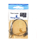 Поводок Merganser титановый, 20 кг, 25 см, 2 шт
