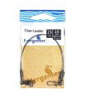Поводок Merganser титановый, 25 кг, 15 см, 2 шт