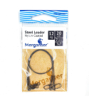 Поводок Merganser стальной, 7x7 нейлоновое покрытие, 12 кг, 20 см, 2 шт