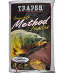 Прикормка TRAPER Method Feeder Клубника 750г