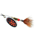 Mepps BLACK FURY MOUCHE-2 4,5g Silver/Orange Dots