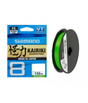 Плетённый шнур Shimano Kairiki 8 Mantis green 150m 0,28mm 29,3kg