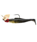 Chatterbait DIEZEL 1/4 oz/7g Gold Rush (Gold blade/Red head)