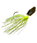 Chatterbait Original 1/4 oz/7g Chartreuse/White/Gold Blade