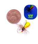 Ice Fishing Jig Spider Drop with fly 5mm 2.0g 53