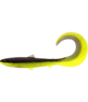 Bullteez Curltail 14cm/15g Black/Chartreuse 2шт