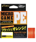 Плетеный шнур Micro Game X4 Flash orange 0,065mm 150m
