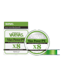 Плетеный шнур Varivas Max Power PE X8 Lime Green #0.8 0.148mm 150m