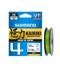Плетённый шнур Kairiki 4 Mantis green 150м 0.19мм 11.6kg