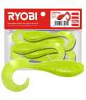 Soft lure Twister Scented Ryobi Fantail 62mm CN002 5pcs