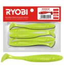 Soft lure Scented Ryobi Minnow 76mm CN002 5pcs