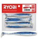 Soft lure Scented Ryobi Minnow 76mm CN005 5pcs