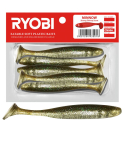 Soft lure Scented Ryobi Minnow 76mm CN006 5pcs