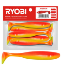 Soft lure Scented Ryobi Minnow 76mm CN008 5pcs