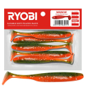 Soft lure Scented Ryobi Minnow 76mm CN009 5pcs