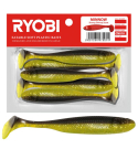 Soft lure Scented Ryobi Minnow 76mm CN010 5pcs