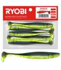 Soft lure Scented Ryobi Minnow 76mm CN012 5pcs
