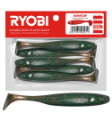 Soft lure Scented Ryobi Minnow 93mm CN003 5pcs