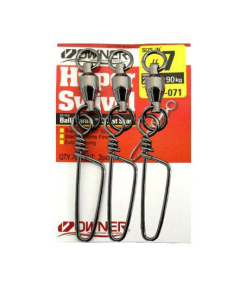 Hyper Ball Bearing Swivel w/ Coast Lock Snap nr.3 36kg. 5159-031