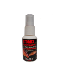 Groundbait additive TRAPER Atomix Strawberry 50g