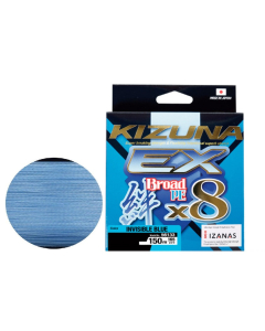 Kizuna PE EX X8 invisible blue 150 m