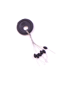 Rubber stopper black SWD M oval 6pcs