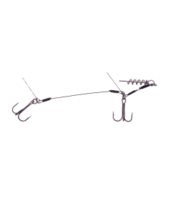 Монтаж для мягких приманок Predator Double Stinger M 110мм