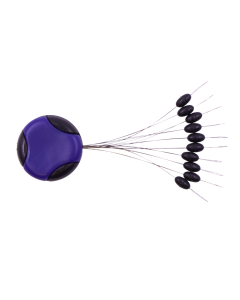 Резиновый стопор Power Merganser черный #S 6шт