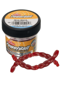Мотыль искусственный Berkley Blood Worm Powerbait Maxi