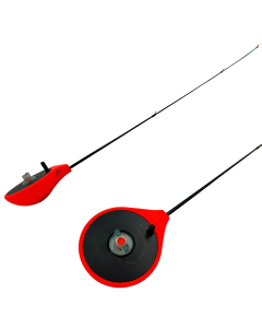 Удочка зимняя Finnex Балалайка FB Long 38см красная