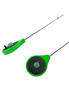 Удочка зимняя Finnex Балалайка Carbon 19см зеленая