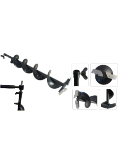 Шнек ледобура IA-130R 130 мм с насадкой на шуроповерт